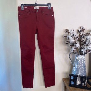 Ruby Red Calvin Klein Skinny Cut Jeans